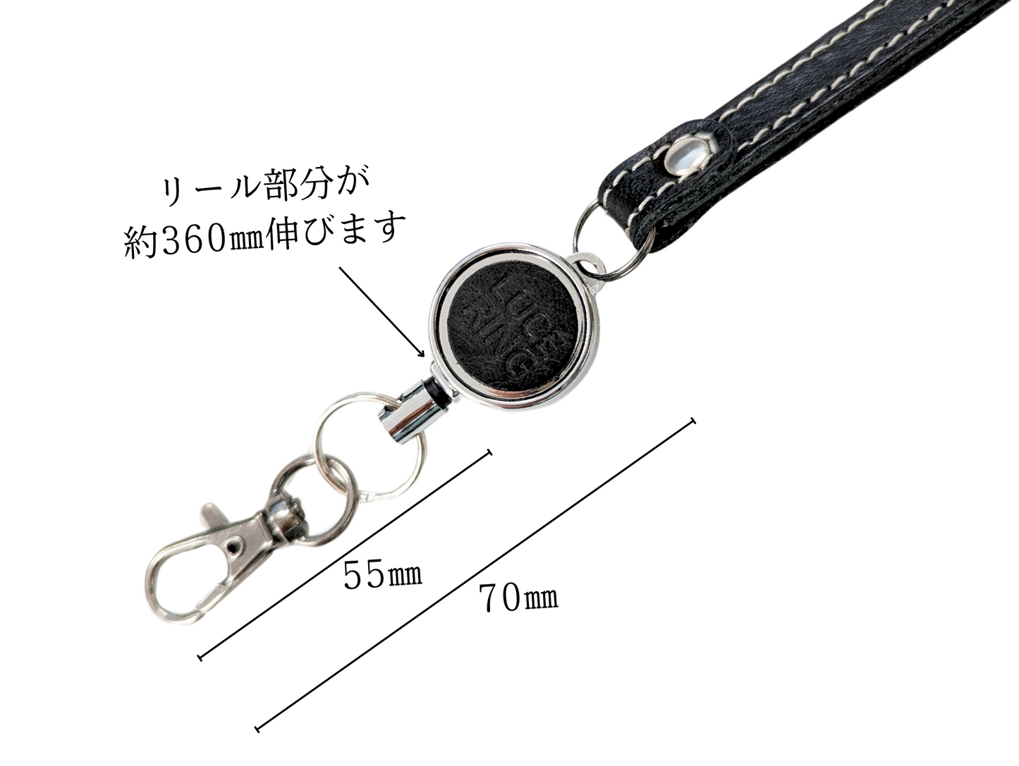 本革 オリジナルネックストラップ 全3色