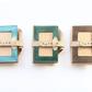 本革  手帳カバー　LUCE RING prossimo A7 クリームソーダ