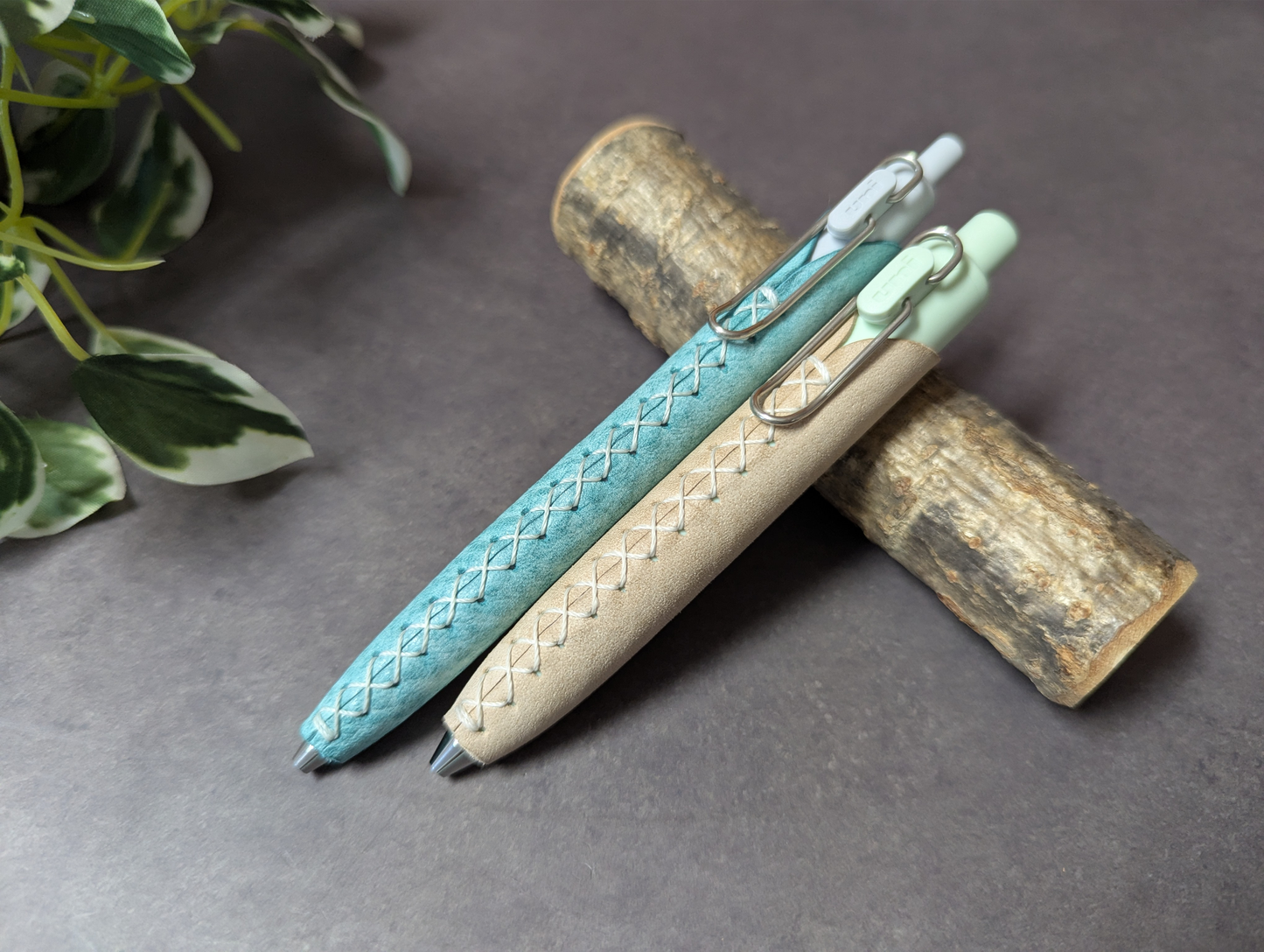 LUCE Pen Fit short クリームソーダシリーズ  本革 ペンカバー