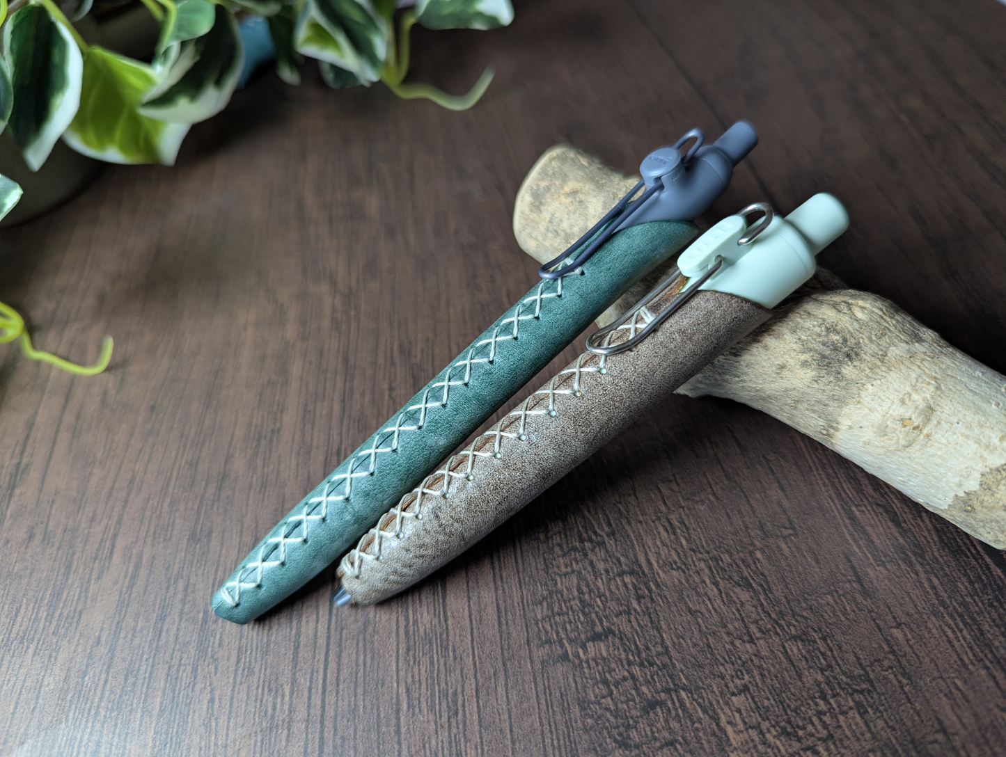 LUCE Pen Fit short クリームソーダシリーズ  本革 ペンカバー