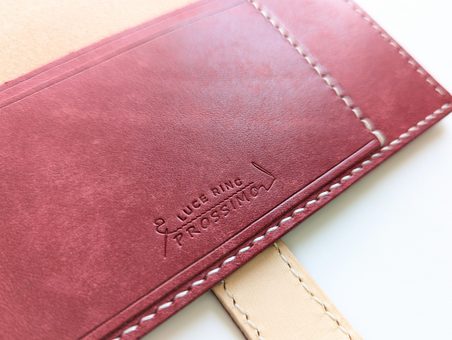 本革  手帳カバー　LUCE RING prossimo A6