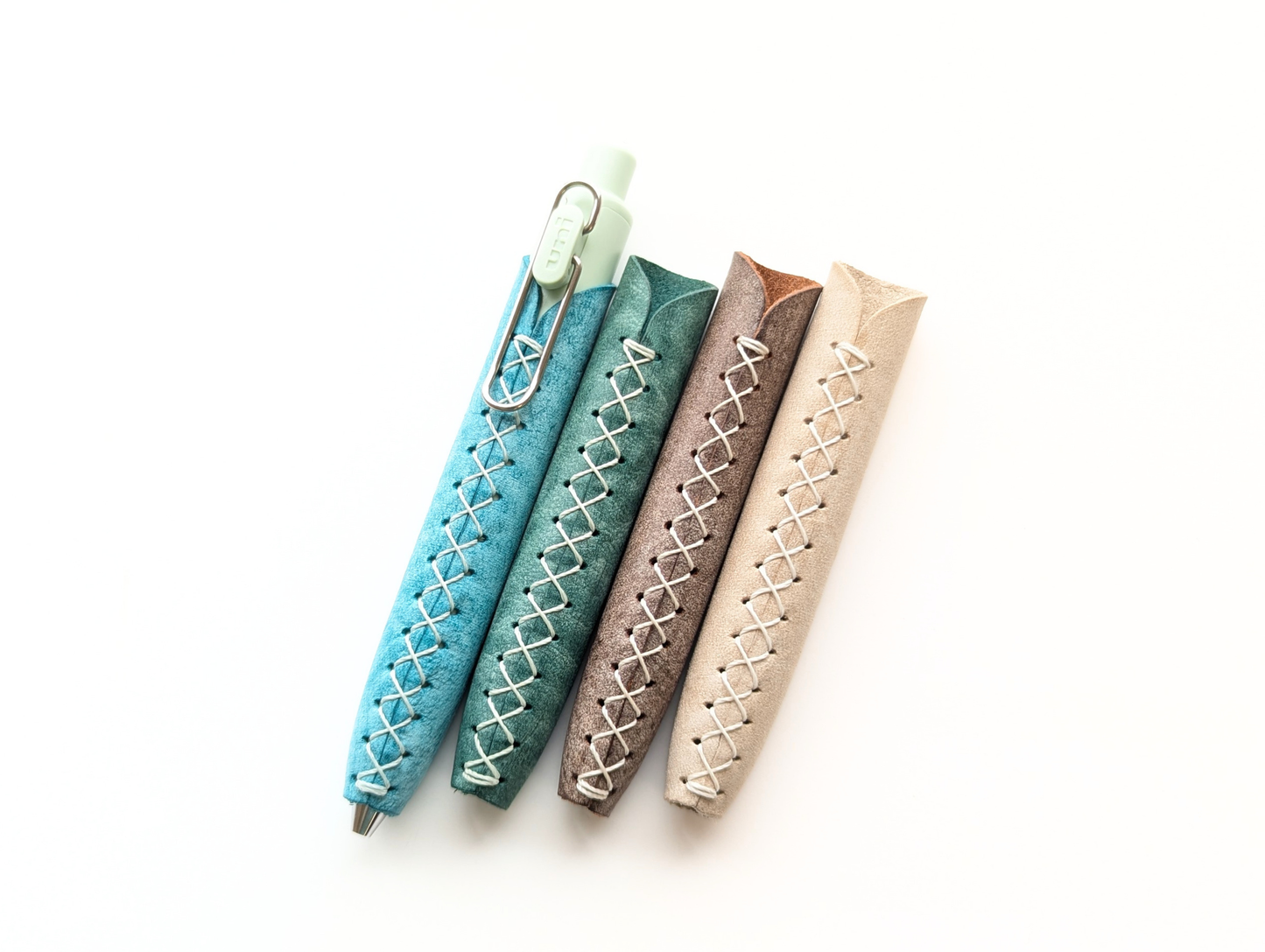 LUCE Pen Fit short クリームソーダシリーズ  本革 ペンカバー