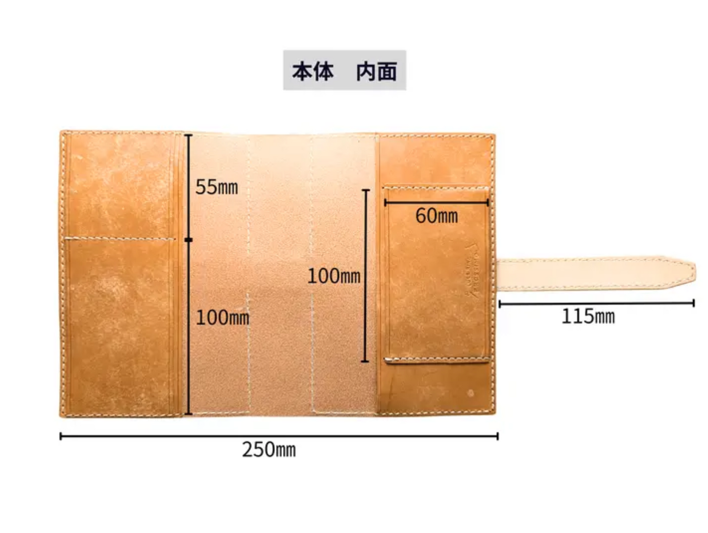 本革  手帳カバー　LUCE RING prossimo A6