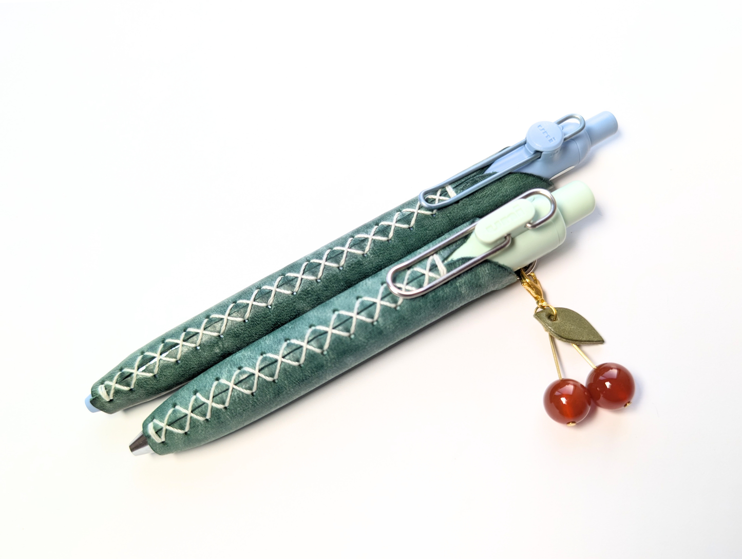 LUCE Pen Fit D short クリームソーダシリーズ  本革 ペンカバー