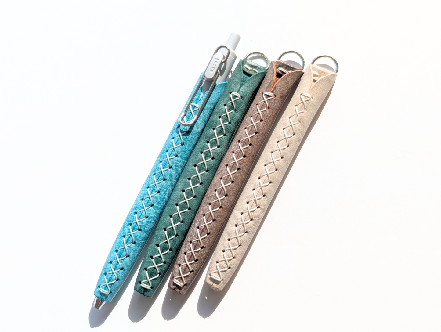 LUCE Pen Fit D long クリームソーダシリーズ  本革 ペンカバー