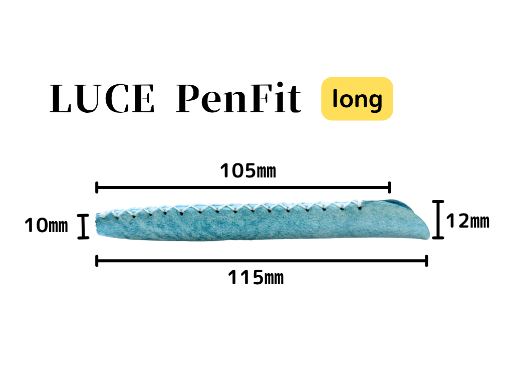 LUCE Pen Fit long クリームソーダシリーズ  本革 ペンカバー