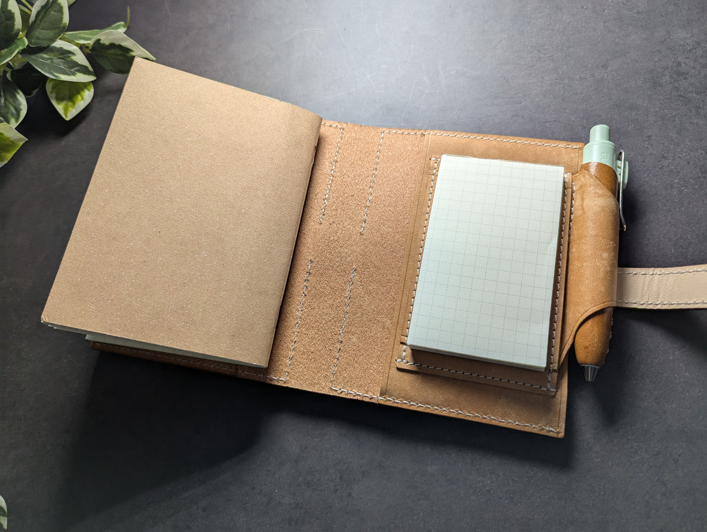 方眼ノートパスポートサイズ(B7)【LUCE RING prossimo パスポート交換用品】